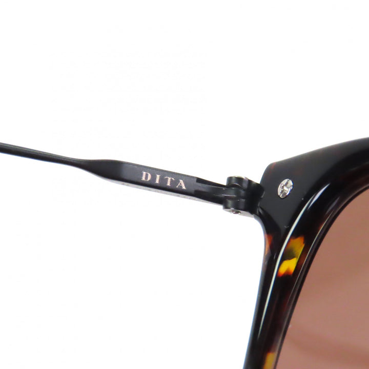 極美品▼DITA ディータ DRX-2066-C STATESIDE ステーツサイド マーブル ウェリントン アイウェア サングラス クリアブラウン 50□21-144