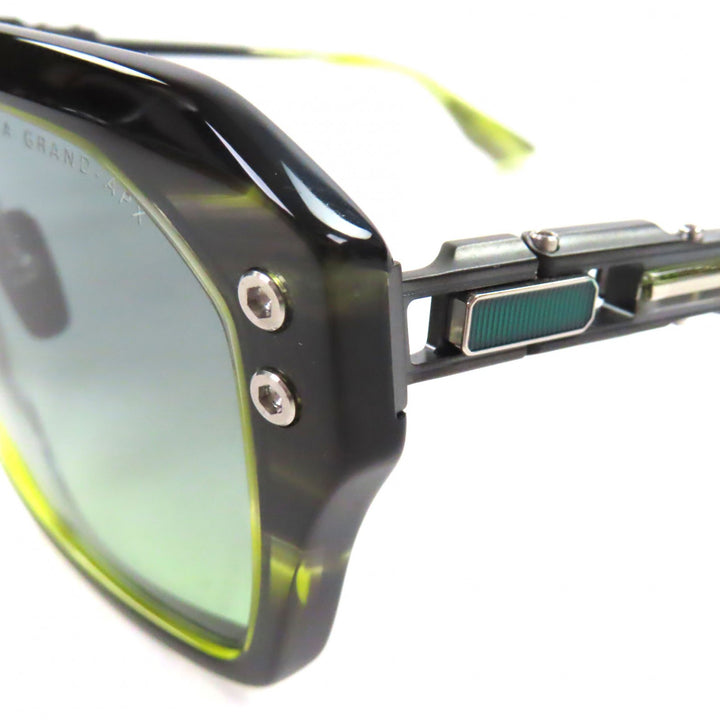 未使用品▼DITA ディータ DTX417 GRAND-APX 現行品 マーブル柄 サングラス クリアイエロー 57□17-138 デモレンズ 保存袋付 定価156200円