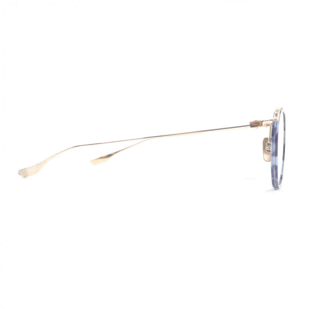 未使用品□DITA ディータ DTX131-49-07 SCHEMA-TWO ボストンフレーム 現行品 メガネ 眼鏡 ブルー 49□20-145 日本製 定価114400円
