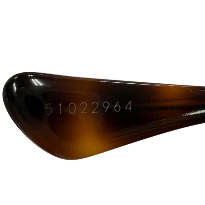 良品▼CHROME HEARTS クロムハーツ RUMPLEFORESKIN 925 マーブル メガネ 眼鏡 アイウェア ブラウン シルバー 56□18-145 度入 総重量46g