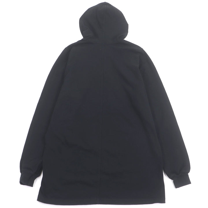 美品□Rick Owens リックオウエンス RU17F8285-BA ロングプルオーバーパーカー フーディー パーカー ブラック S イタリア製 メンズ