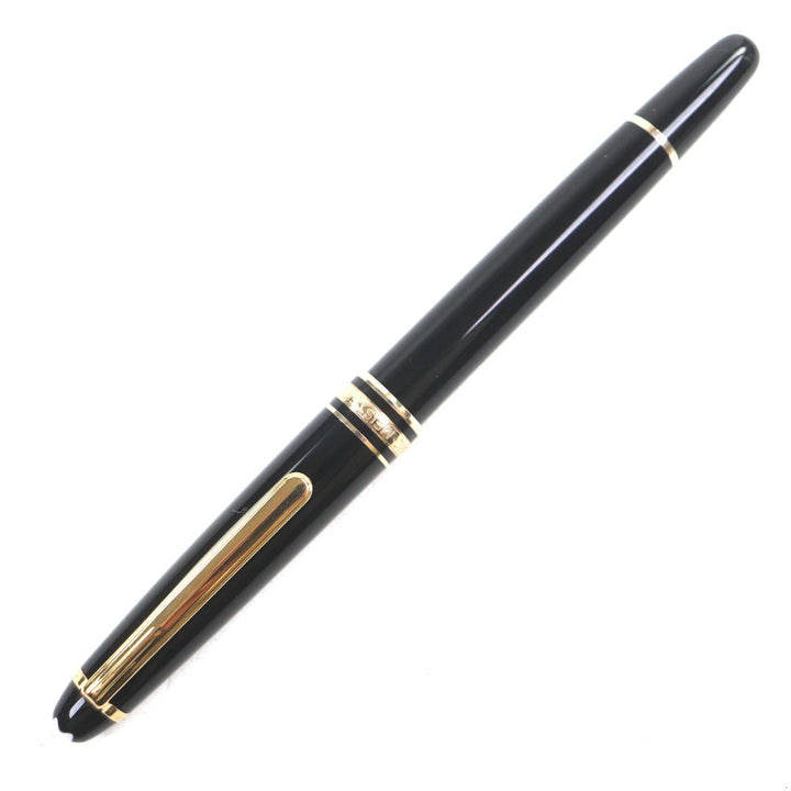 良品▼MONTBLANC モンブラン マイスターシュテュック クラシック ペン先14K Mニブ ホワイトスター 万年筆 ブラック ゴールド ドイツ製