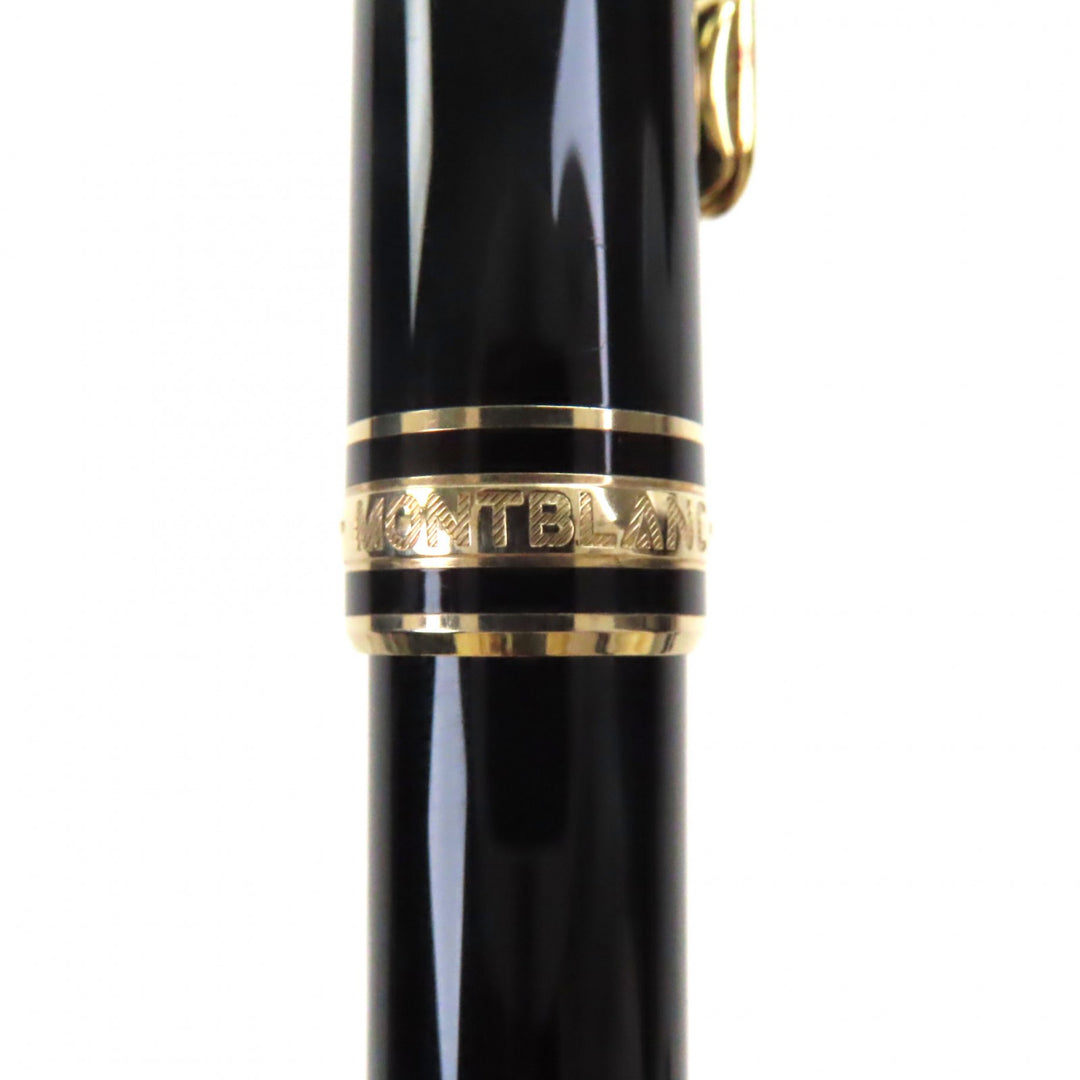 良品▼MONTBLANC モンブラン マイスターシュテュック クラシック ペン先14K Mニブ ホワイトスター 万年筆 ブラック ゴールド ドイツ製