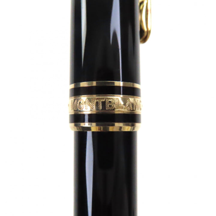 良品▼MONTBLANC モンブラン マイスターシュテュック クラシック ペン先14K Mニブ ホワイトスター 万年筆 ブラック ゴールド ドイツ製