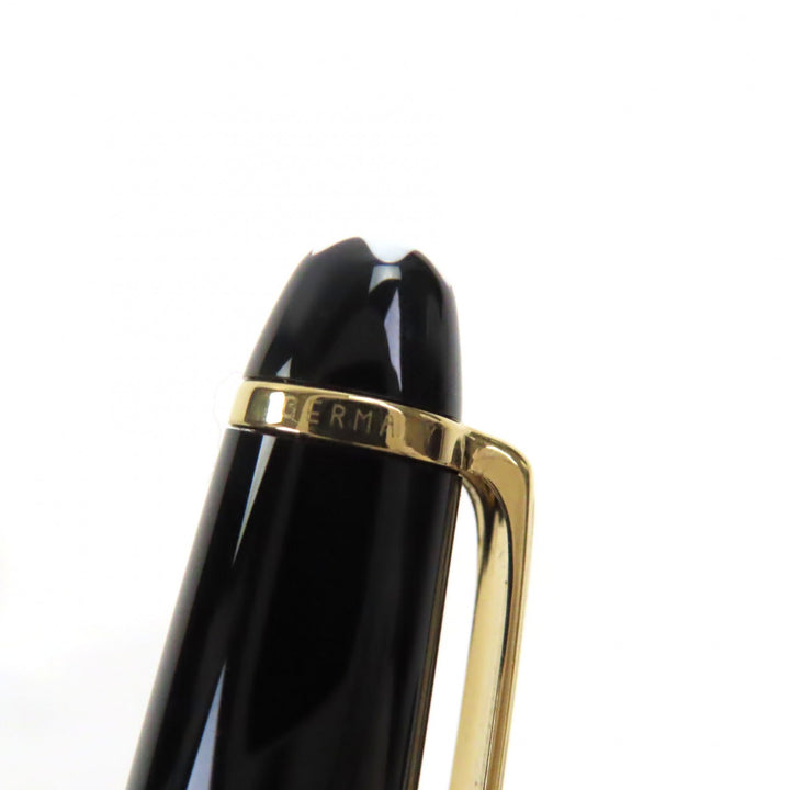 良品▼MONTBLANC モンブラン マイスターシュテュック クラシック ペン先14K Mニブ ホワイトスター 万年筆 ブラック ゴールド ドイツ製