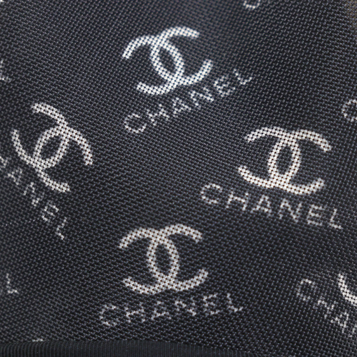 美品▼CHANEL シャネル G34673 メッシュ レザー ココマーク メッシュ エスパドリーユ スリッポン ブラック 42 スペイン製 メンズ