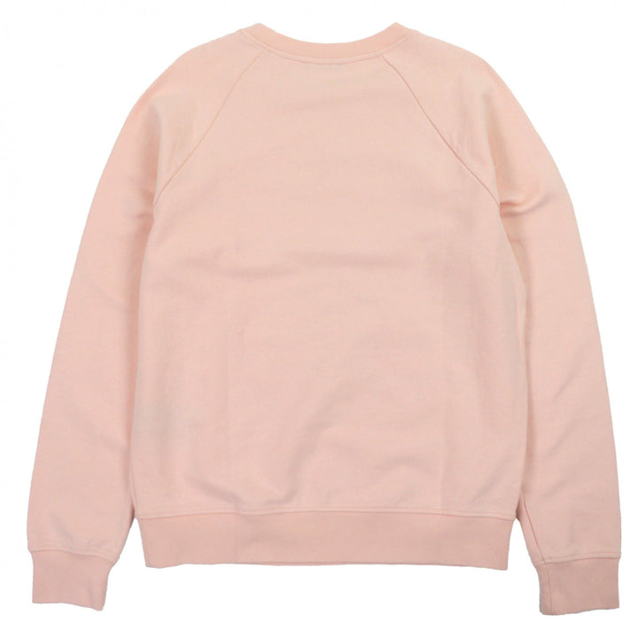 極美品▼BALMAIN バルマン JQ005B027 コットン100% ロゴプリント プルオーバー トレーナー ジャージ スウェット ピンク XL 正規品 メンズ