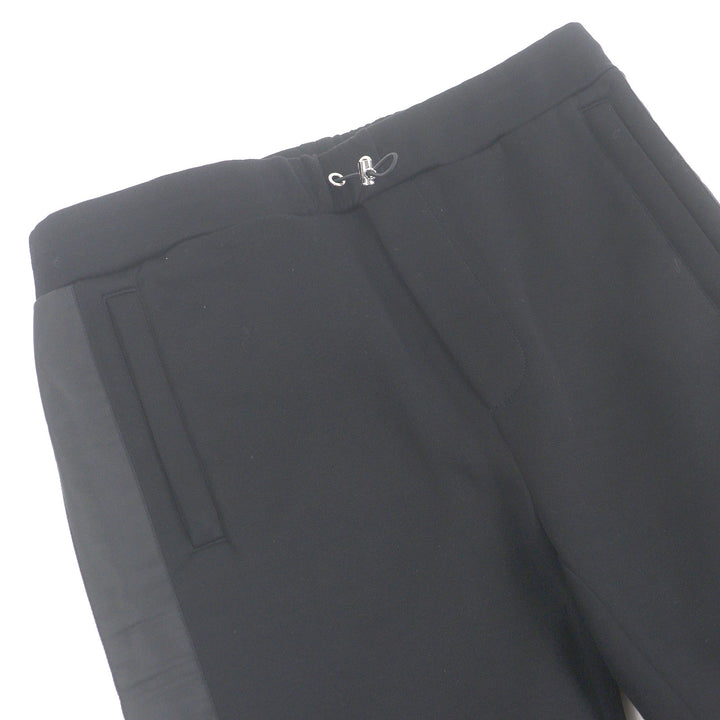 未使用品□PRADA プラダ UJP112 サイドライン トライアングルロゴ 三角プレート スウェットパンツ ジョガーパンツ ブラック L 正規品