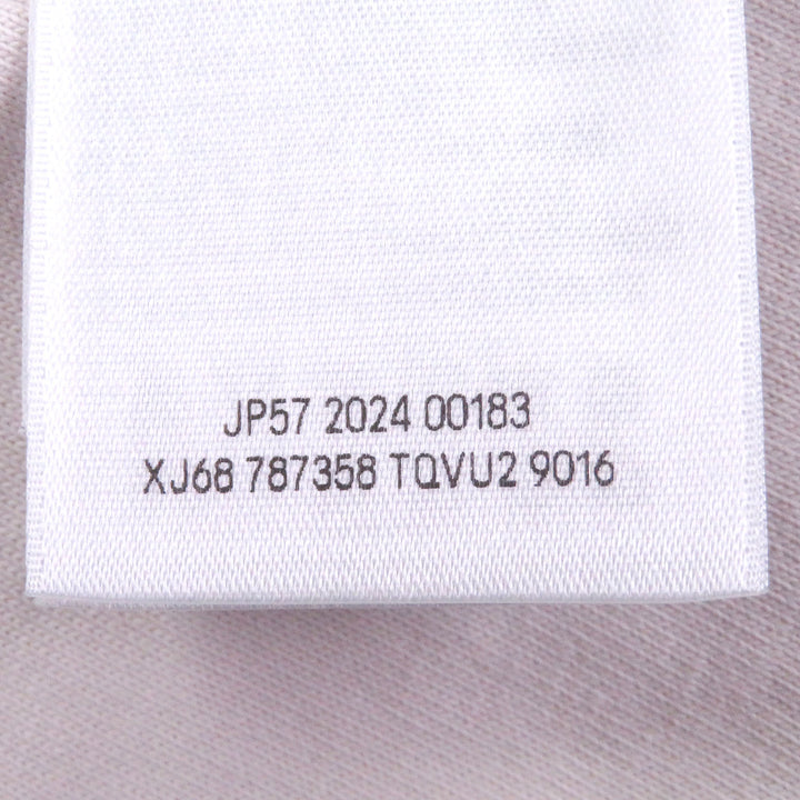 極美品□BALENCIAGA バレンシアガ 24SS 787358 コットン100％ インサイドアウト ダメージ加工 半袖Ｔシャツ アイボリー系 2 正規品
