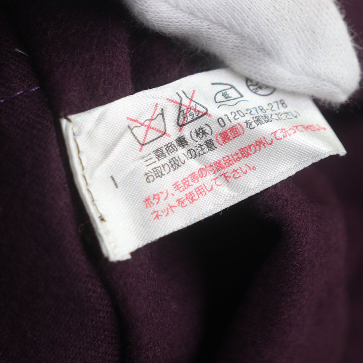 美品▼ARNYS PARIS アルニス ヴィンテージ EQUESTRE 希少 一枚袖 ライナー付き 比翼仕立て 2WAY ステンカラーコート 52 正規品 メンズ