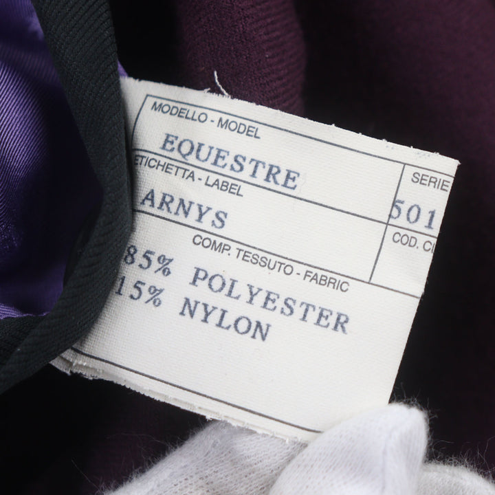 美品▼ARNYS PARIS アルニス ヴィンテージ EQUESTRE 希少 一枚袖 ライナー付き 比翼仕立て 2WAY ステンカラーコート 52 正規品 メンズ