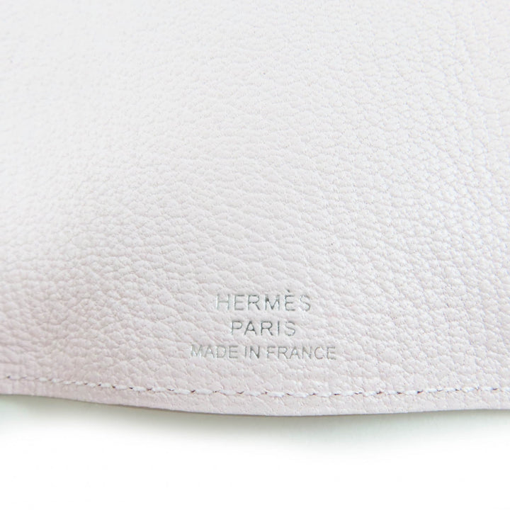 未使用品☆HERMES エルメス ベアン シェーブル モーヴペール シルバー金具 4連 キーケース W刻印 箱付き フランス製 レディース