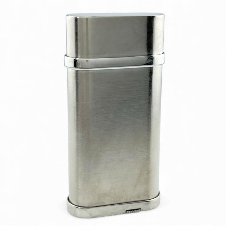 良品▲Cartier カルティエ ゴドロン C2デコール ヘアライン ローラー式 喫煙具 ガス ライター シルバー スイス製 メンズ 着火確認済み
