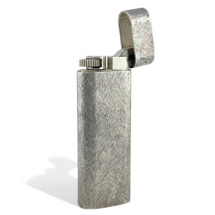 良品▲Cartier カルティエ オーバル 総柄 新型 ローラー式 喫煙具 ガス ライター GPシルバー メンズ 着火確認済み