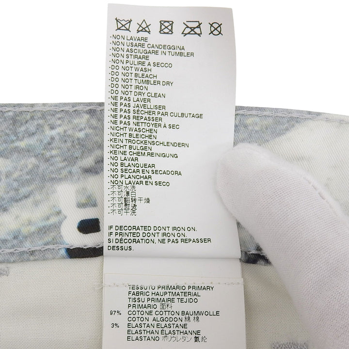極美品▲MM6 Maison Margiela エムエムシックス メゾンマルジェラ S52LA0020 コットン パンツ マルチ 42 イタリア製 正規品 レディース