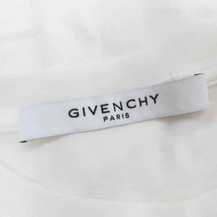 極美品☆GIVENCHY ジバンシィ BW700D305P コットン100％ デストロイ加工 半袖Ｔシャツ トップス ホワイト XS 正規品 メンズ