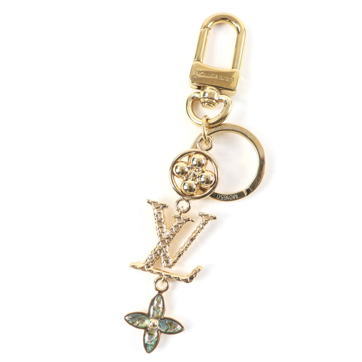 極美品☆LOUIS VUITTON ルイヴィトン M01650 LV WONDER OF SEA ワンダー オブ ザ シー バッグチャーム キーホルダー ゴールド イタリア製