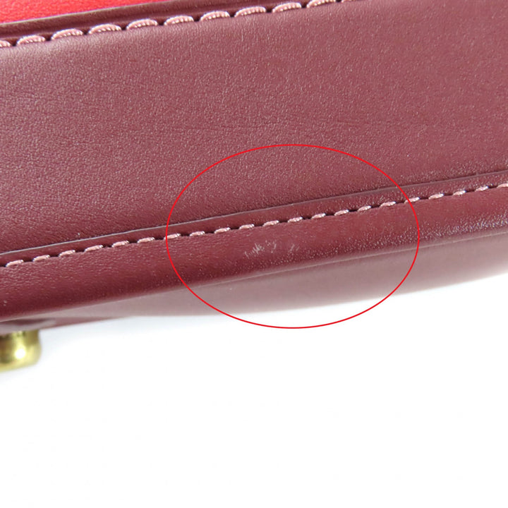 極美品★COACH コーチ CC412 レヴェル バッグ・カラーブロック 2WAY レザー ショルダー・ ハンドバッグ レッド 保存袋付き レディース