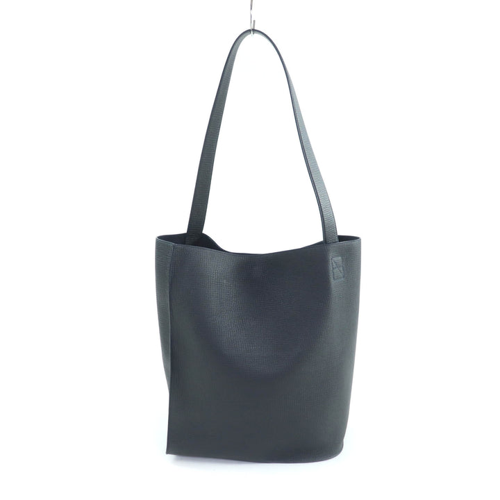 極美品★STUDIO NICHOLSON スタジオニコルソン DOUBLET TYPE2 PALMELLATO ロゴ入り レザー トートバッグ ブラック 袋付 定価176000円