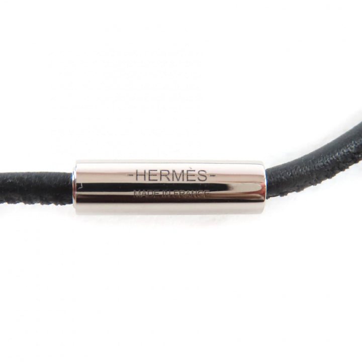 美品★HERMES エルメス エクリプス ネックレス ペンダント チョーカー オレンジ ブルー 箱・保存袋付き フランス製 レディース