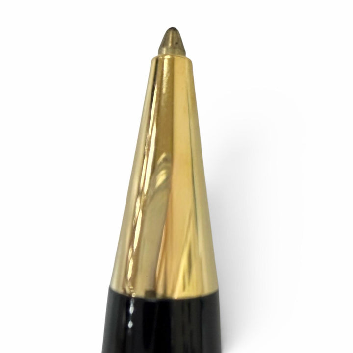 極美品□MONTBLANC モンブラン マイスターシュテュック クラシック Pix ボールペン ブラック ゴールド ドイツ製 メンズ 筆記確認済み