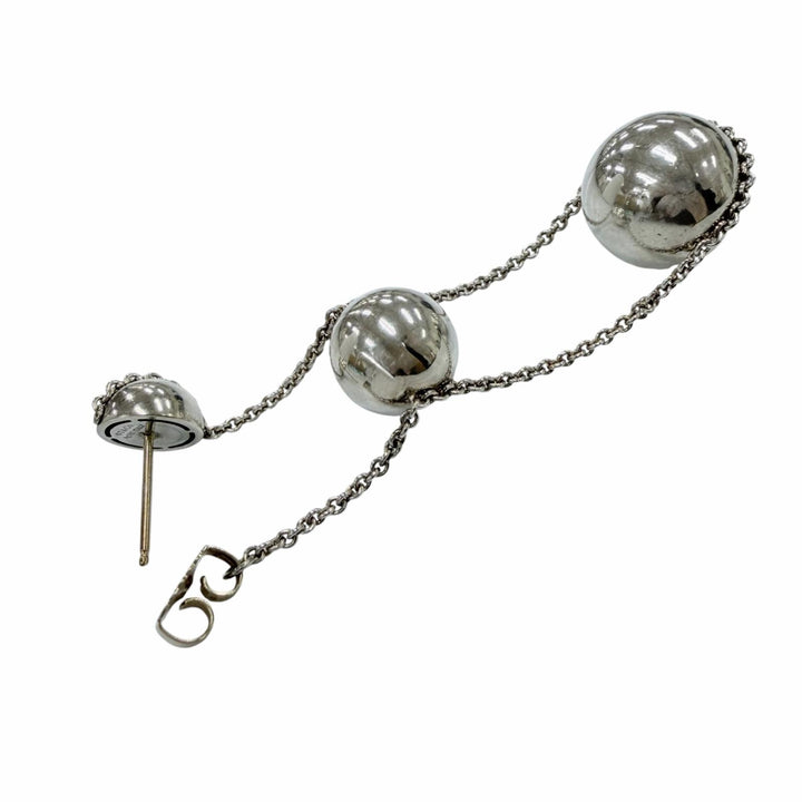 美品☆TIFFANY&amp;Co. ティファニー ハードウェア トリプルドロップ ピアス AG925 アクセサリー シルバー 重量8.1g レディース 保存袋付き