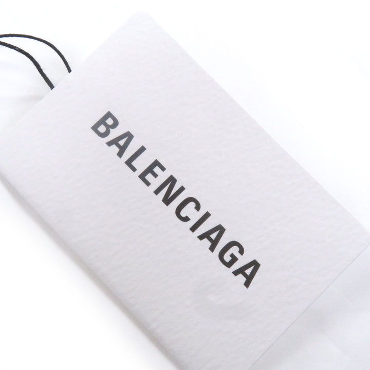 極美品□BALENCIAGA バレンシアガ 528351 コットン100％ ロゴプリント プルオーバーパーカー フーディー ホワイト XS 正規品 メンズ