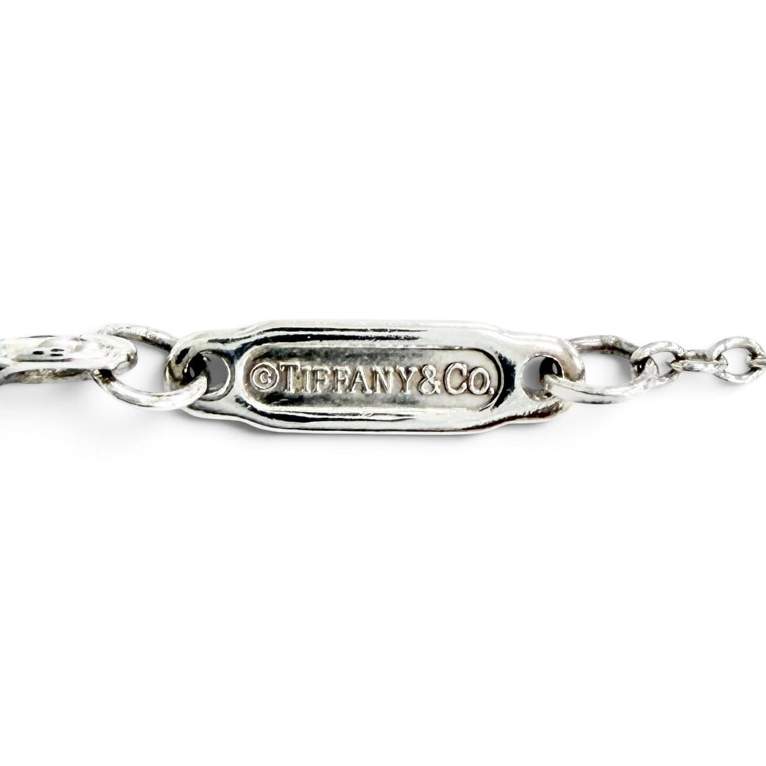 美品△TIFFANY&amp;Co. ティファニー リターントゥティファニー レッド ミニ ダブル ハートタグ 1Pダイヤモンド AG925 ネックレス 重量2.6g