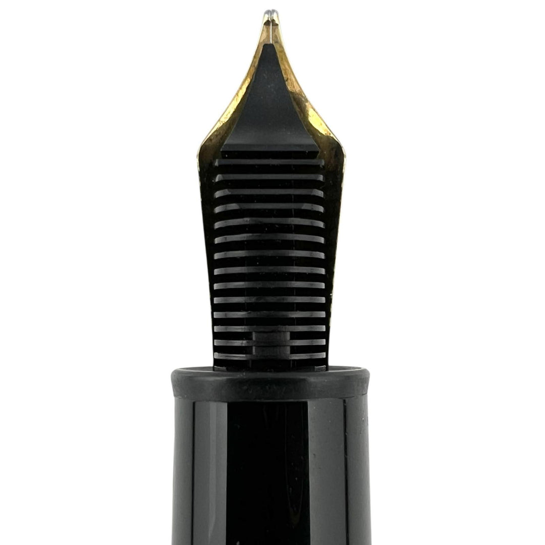 美品▲MONTBLANC モンブラン ヴィンテージ マイスターシュテュック ソリテール ドゥエ スターリングシルバー ル･グラン Mニブ 万年筆