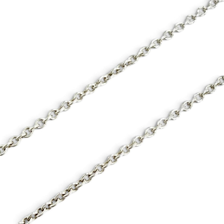 美品△TIFFANY&amp;Co. ティファニー エルサペレッティ バイザヤード AG925 1Pダイヤモンド ペンダント ネックレス シルバー 重量1.6g 袋付き