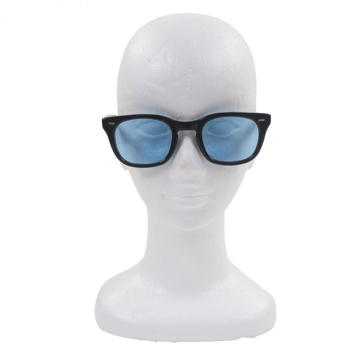 極美品▼The Spectacle ザ・スペクタクル USS OPTICAL ウェリントン型 アイウェア サングラス ブラック 50□24 メンズ