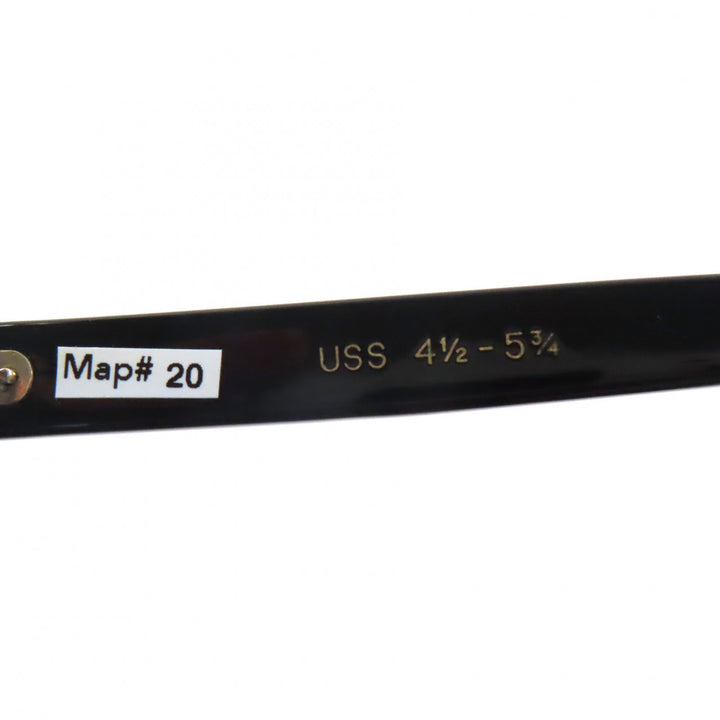 極美品▼The Spectacle ザ・スペクタクル USS OPTICAL ウェリントン型 アイウェア サングラス ブラック 50□24 メンズ