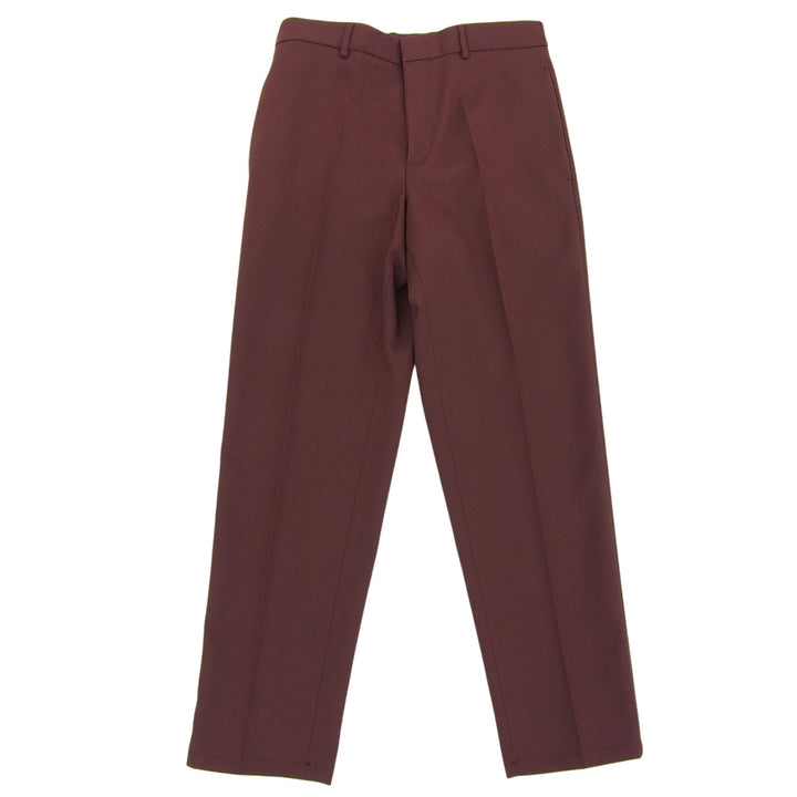 極美品▲JIL SANDER ジルサンダー J21KA0011 ウール ギャバジン テーパードパンツ テーパードスラックス パンツ 茶 44 イタリア製 正規品