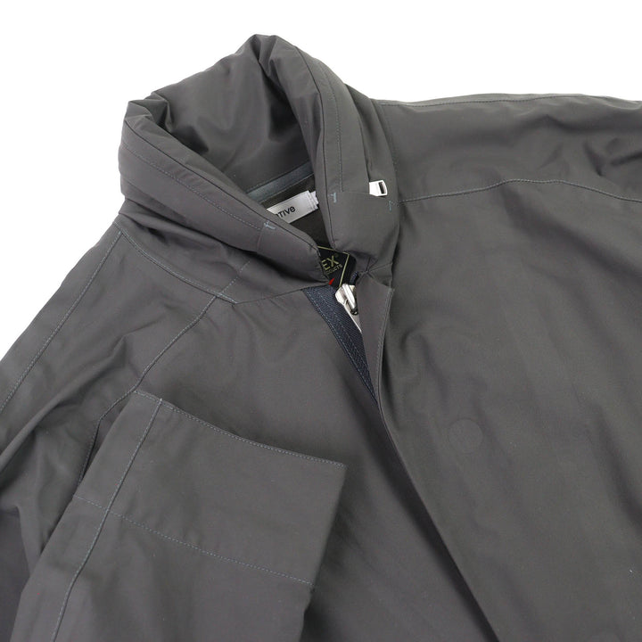 美品△nonnative ノンネイティブ NN-J3102 ROAMER COAT NYLON RIPSTOP WITH GORE-TEX ジップアップ ナイロンコート グレー 3 正規品