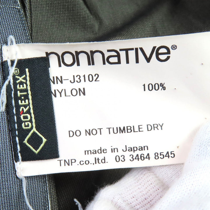 美品△nonnative ノンネイティブ NN-J3102 ROAMER COAT NYLON RIPSTOP WITH GORE-TEX ジップアップ ナイロンコート グレー 3 正規品