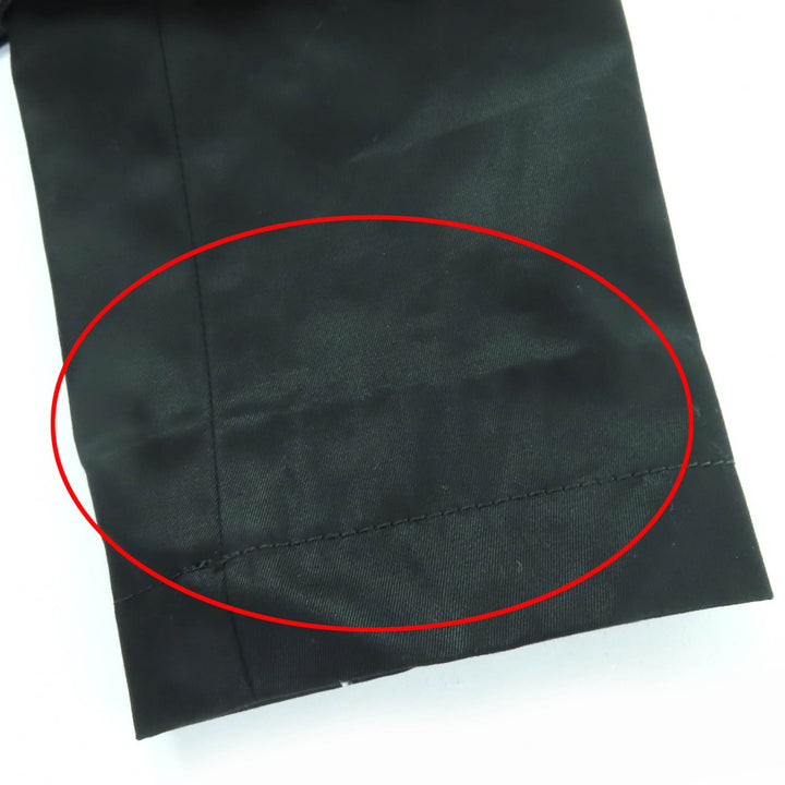 美品☆BURBERRY BLUE LABEL バーバリーブルーレーベル コットン100％ ウールライナー付き トレンチコート ブラック 38 正規品 レディース