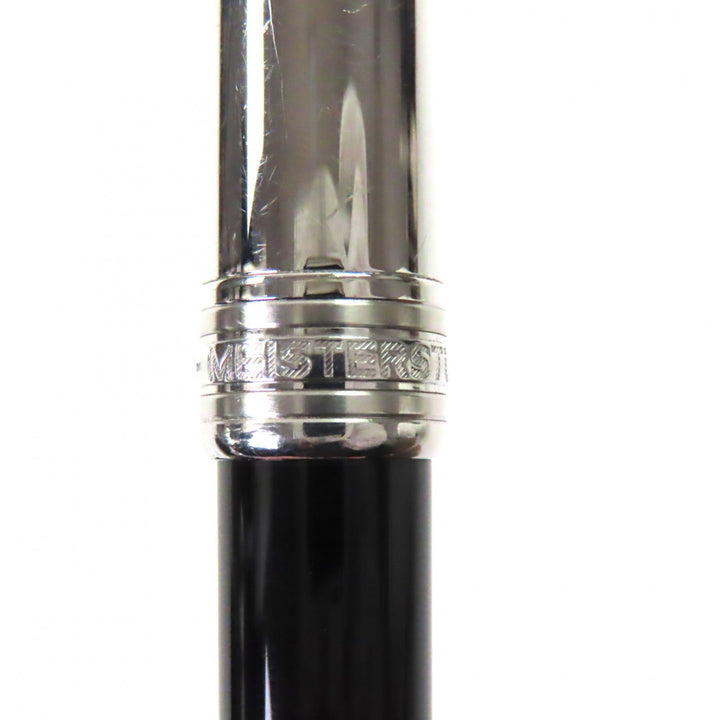 良品▼MONTBLANC モンブラン マイスターシュテュック ソリテール 164 ドゥエ ステンレススティール クラシック ボールペン 筆記確認済み