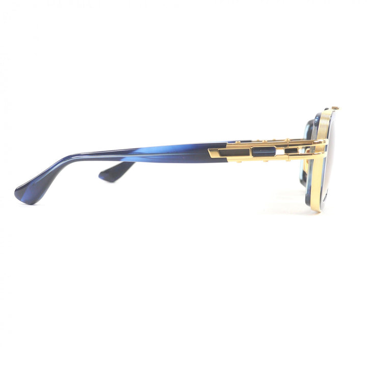 極美品□DITA ディータ DTS403-A-03 LXN-EVO サングラス クリアブルー ゴールド 54□19-145 度入り ケース付 日本製 メンズ 定価169400円