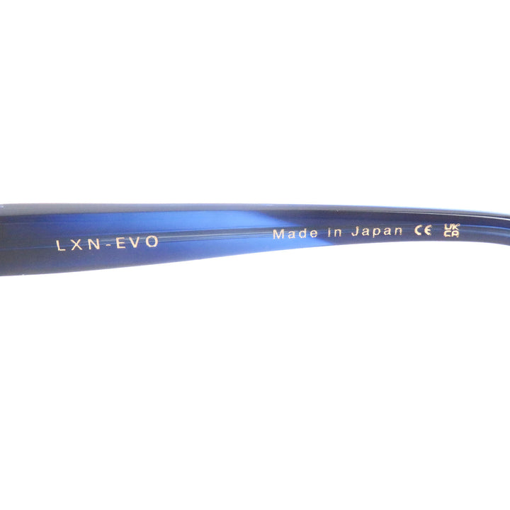 極美品□DITA ディータ DTS403-A-03 LXN-EVO サングラス クリアブルー ゴールド 54□19-145 度入り ケース付 日本製 メンズ 定価169400円