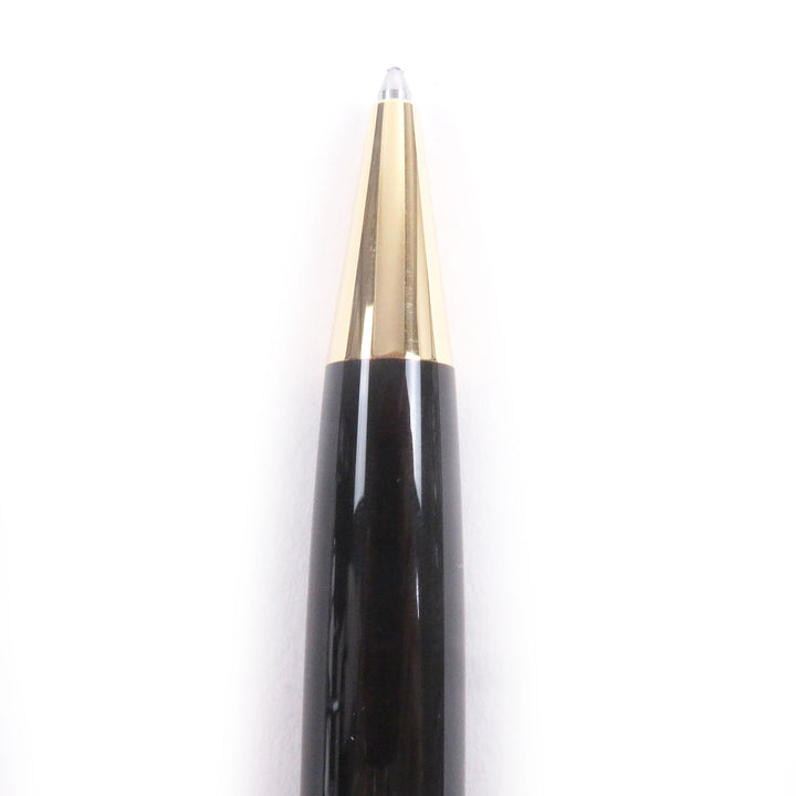 極美品□MONTBLANC モンブラン マイスターシュテュック クラシック ツイスト式 ボールペン ブラック ゴールド ドイツ製 筆記確認済み
