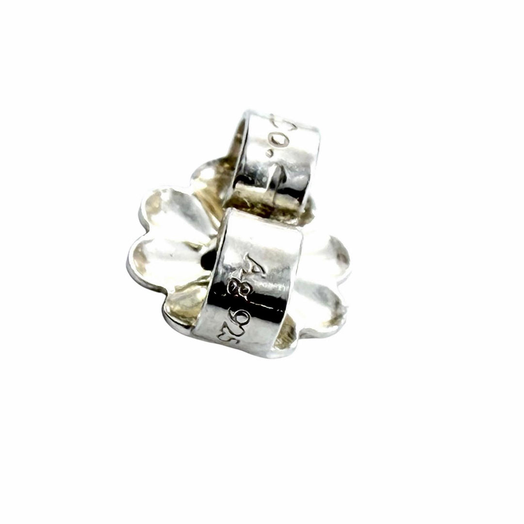 極美品◇TIFFANY&amp;Co. ティファニー エルサペレッティ バイザヤード AG925 ダイヤモンド1P 枠直径2.6mm 両耳用 ピアス シルバー 重量1.4g