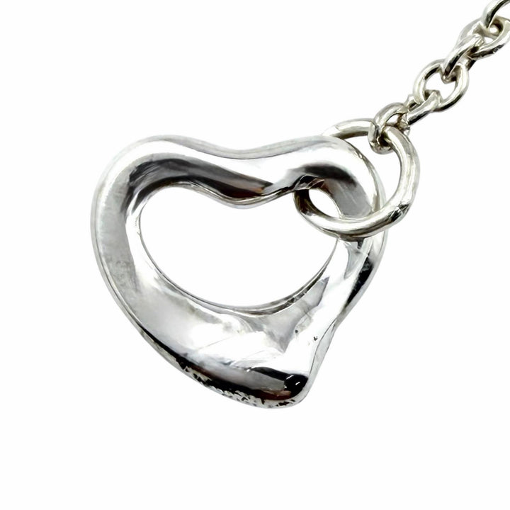 極美品◇TIFFANY&amp;Co. ティファニー エルサペレッティ バイザヤード AG925 ダイヤモンド1P 枠直径2.6mm 両耳用 ピアス シルバー 重量1.4g