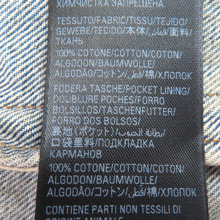 未使用品◇BALENCIAGA バレンシアガ 24SS 773776 Hourglass Denim Jacket コットン100％ ジャケット インディゴブルー 36 日本製 正規品