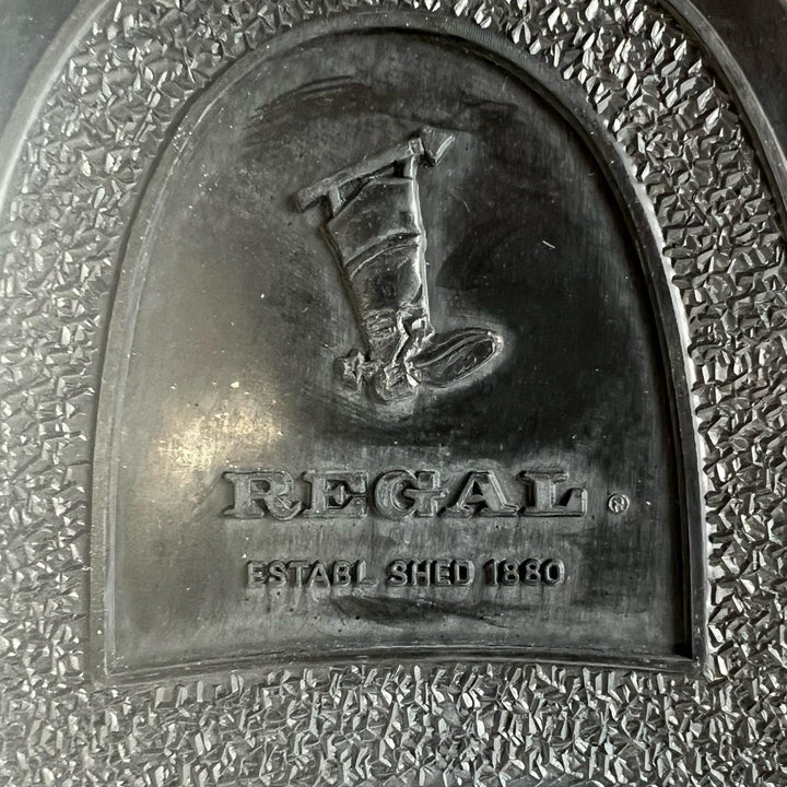 未使用品▲REGAL リーガル プレーントゥ レザーローファー レザーシューズ ビジネスシューズ ダークブラウン 24.5 日本製 メンズ