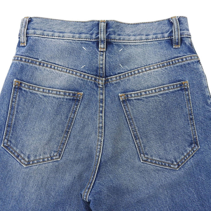 極美品▲Maison Margiela 1 メゾンマルジェラ1 21AW コットン100％ 5ポケット デニムパンツ インディゴ 36 イタリア製 正規品 レディース