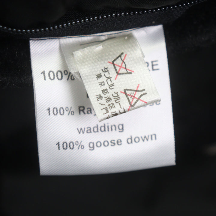 良品▼ALFRED DUNHILL アルフレッド ダンヒル カシミヤ100% ダブルジップアップ ダウンコート ダークグレー M イタリア製 正規品 メンズ