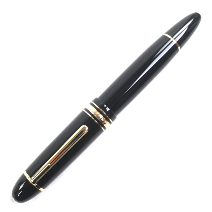 極美品▼MONTBLANC モンブラン マイスターシュテュック 149 ペン先18K Bニブ ホワイトスター 万年筆 ブラック ゴールド 箱付き ドイツ製