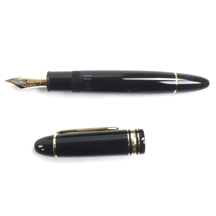極美品▼MONTBLANC モンブラン マイスターシュテュック 149 ペン先18K Bニブ ホワイトスター 万年筆 ブラック ゴールド 箱付き ドイツ製