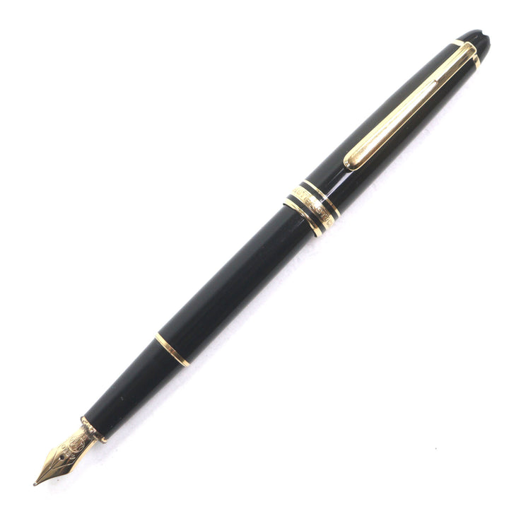 良品▼MONTBLANC モンブラン マイスターシュテュック クラシック ペン先14K Mニブ ホワイトスター 万年筆 ブラック ゴールド ドイツ製