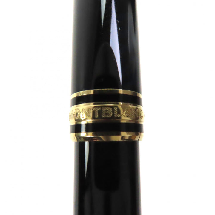 良品▼MONTBLANC モンブラン マイスターシュテュック クラシック ペン先14K Mニブ ホワイトスター 万年筆 ブラック ゴールド ドイツ製